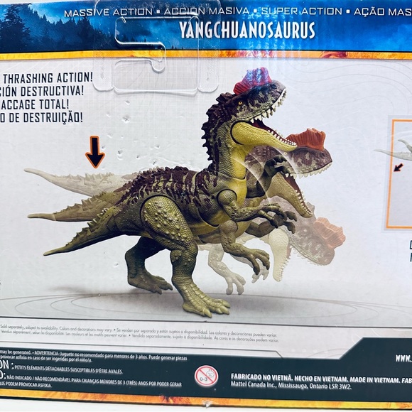 Jurassic World Dominion Massive Action Yangchuanosaurus Dinosaur Motion Figure - Picture 5 of 8